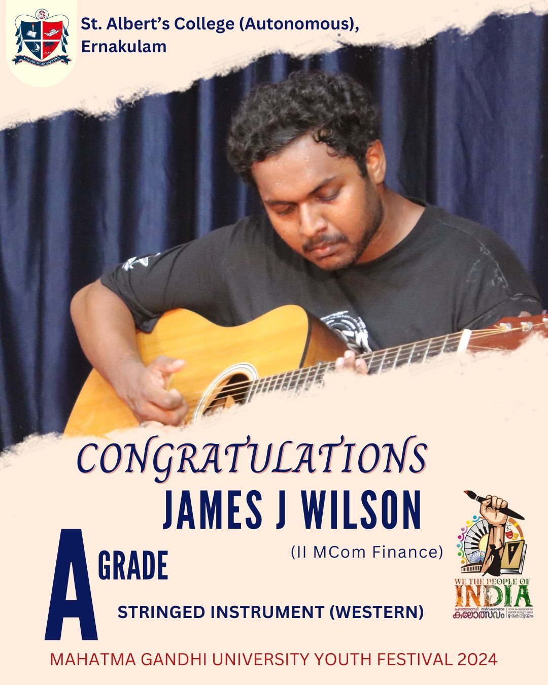 Congratulations James J Wilson