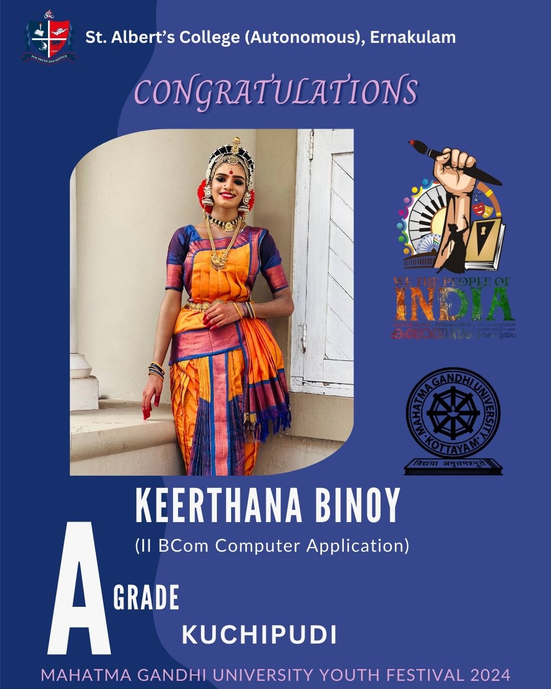 Congratulations Keerthana Binoy