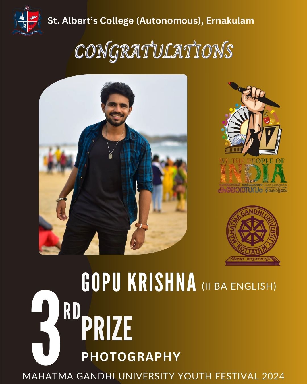 Congratulations Gopu Krishna