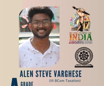 Congratulations Alen Steve Varghese