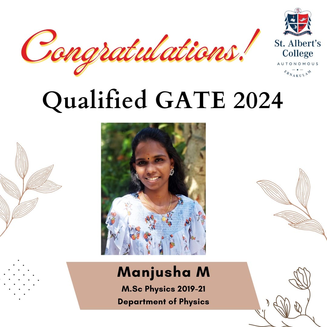 Congratulations Manjusha M